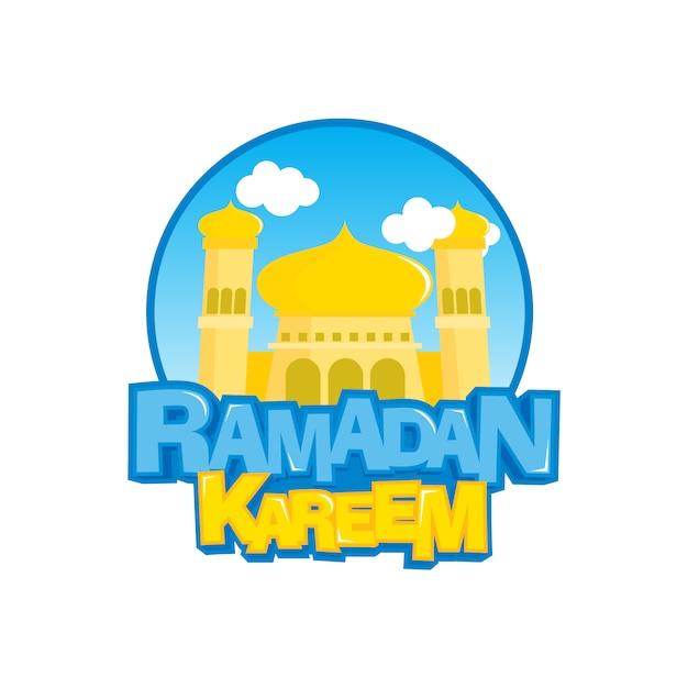 Vector template design with ramadan theme