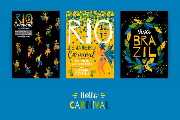 Vector templates for carnival concept and other users.