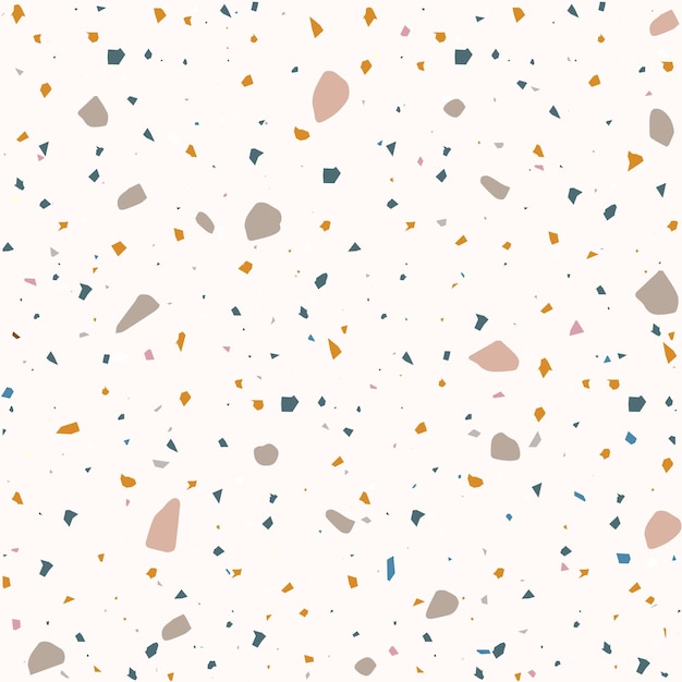 Vector vector terrazzo seamless patterns design