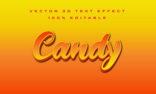 vector text effect 3d