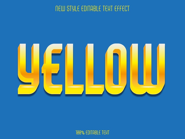 Vector Text Effect Design With Gradient Color