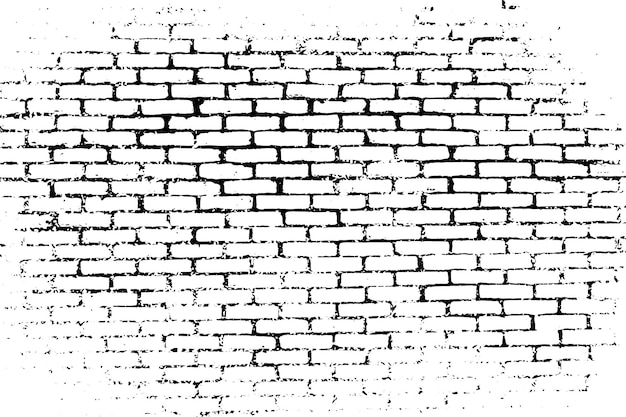 Vector texture brick wall vintage grunge background.