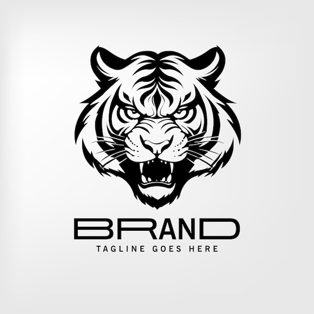 vector tiger logo design