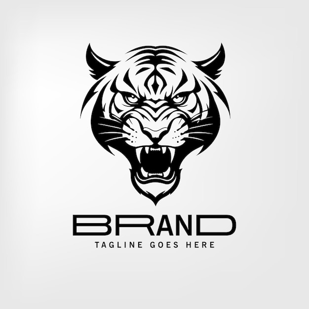 vector tiger logo design