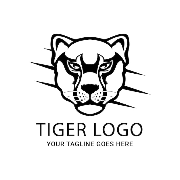 Vector tiger logo design