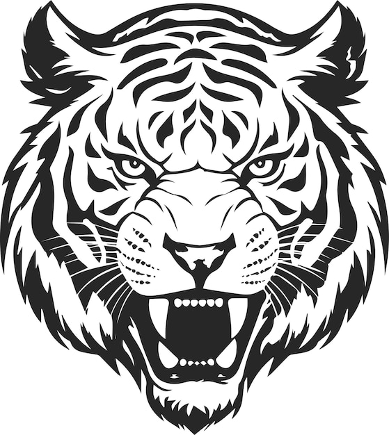 Vector tiger logo tiger head