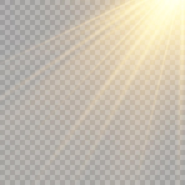 Vector transparent sunlight special lens flare light effect. Bright beautiful star.