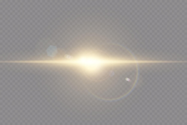 Vector transparent sunlight special lens flare light effect