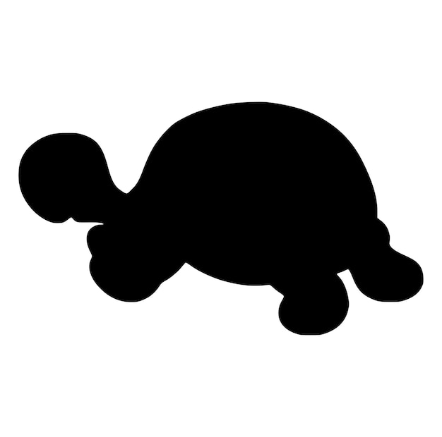 Vector of turtle design on a white background wild animals underwater animal turtle icon or logo