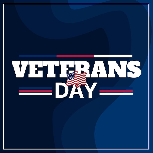 Vector vector veterans day concept background design