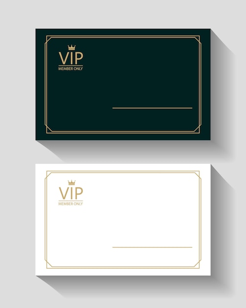 Vector VIP member card premium quality   premium invitation card poster