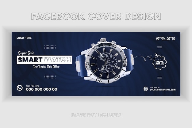 Vector vector watch sale social media post design amp facebook cover design for business promotion