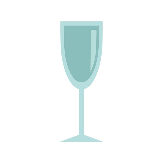 Vector wine glass isolated illustration