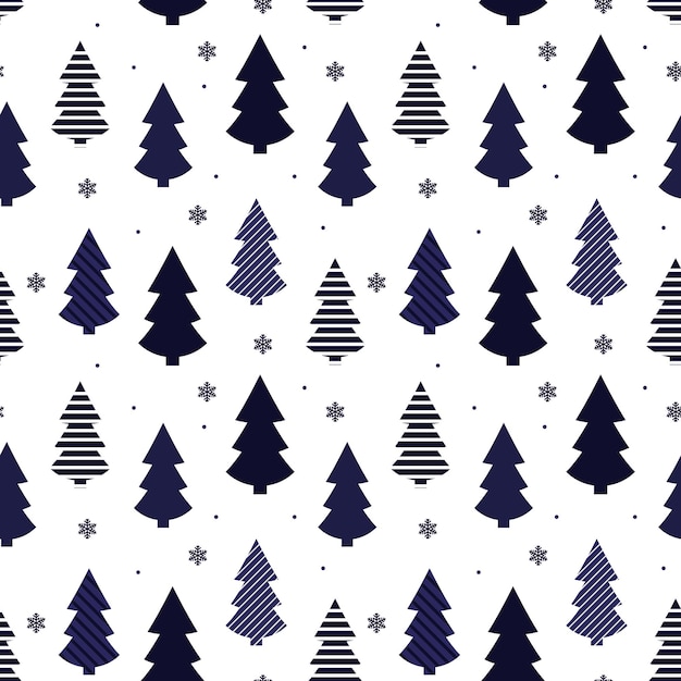 Vector winter seamless pattern.