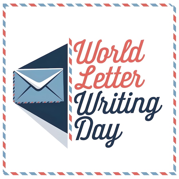 Vector World Letter Writing Day Design