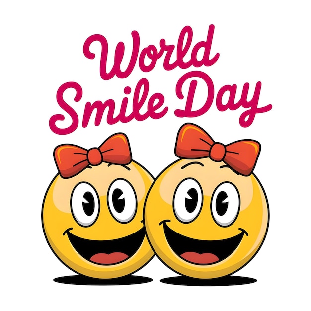 Vector World Smile Day Logo