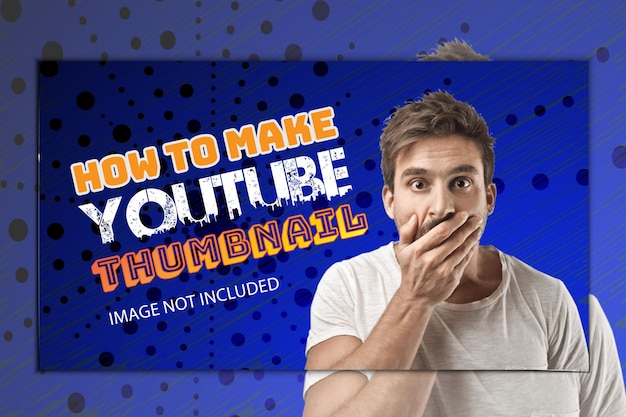 vector you tube thumbnail design