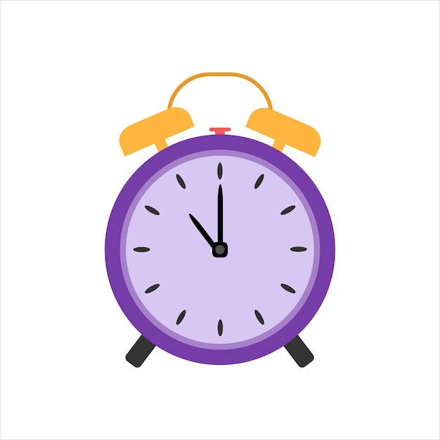 VectorBased Alarm Illustration Modern Design Concept