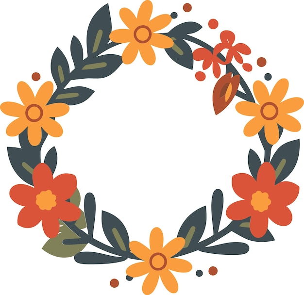 Vectorized Garland Galore Wreath Art EnsembleFloral Hoops Odyssey Vectorized Designs