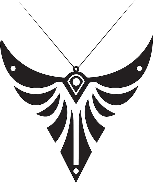 Vectorized Illustrated Jewelry SetBlack themed Vector Art Jewelry