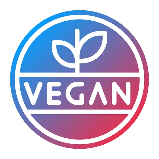 Vegan icon vector image Can be used for Nutrition