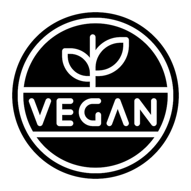 Vegan icon vector image Can be used for Nutrition