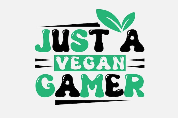 Vector vegan svg design