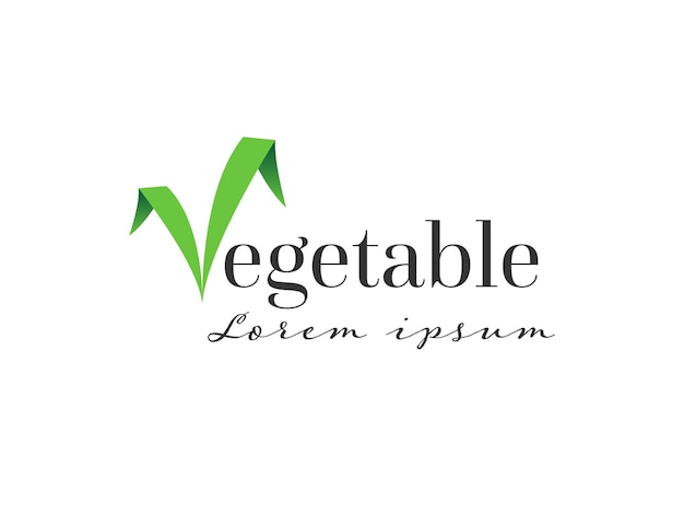 Vegetable logo design