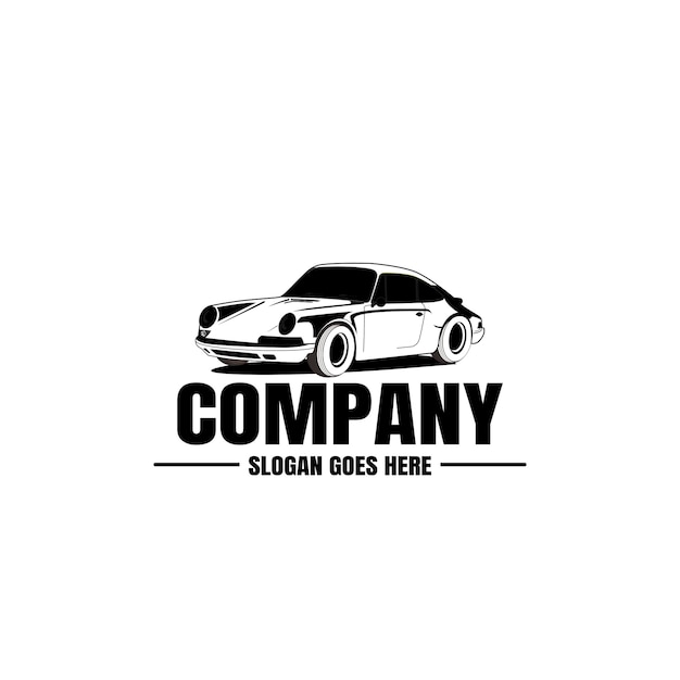 Vehicle logo template. Car icon for business design. Rent, repair, shop garage concept.