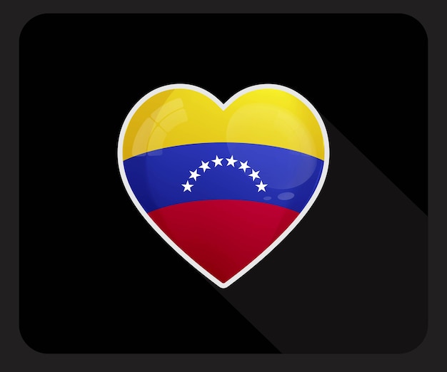 Venezuela Love Pride Flag Icon