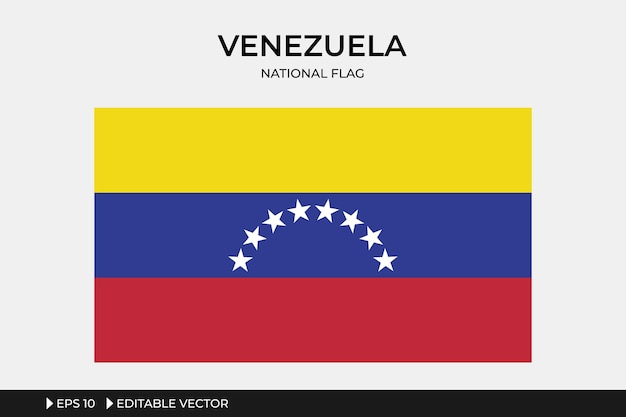 Venezuela National Flag Illustration