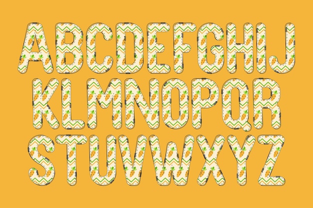 Versatile Collection of Spring Carrot Alphabet Letters for Various Uses