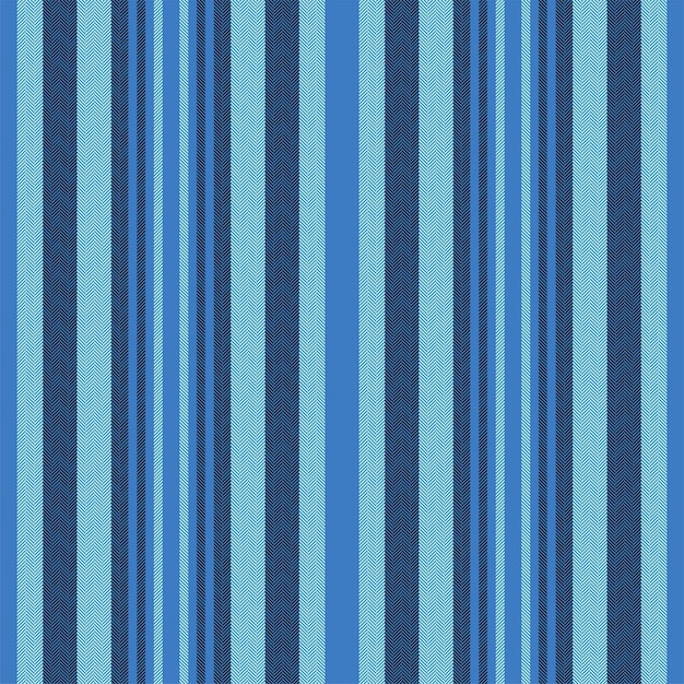 Vertical lines stripe pattern in blue Vector stripes background fabric texture Geometric striped line seamless abstract design