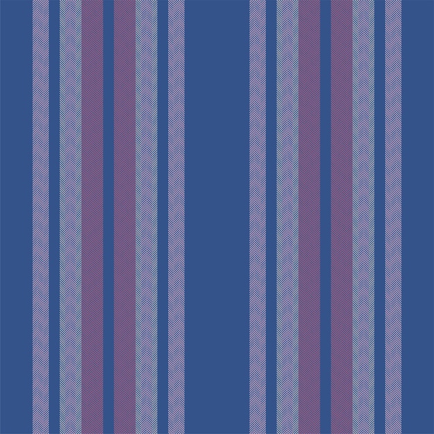 Vertical lines stripe pattern in blue Vector stripes background fabric texture Geometric striped line seamless abstract design