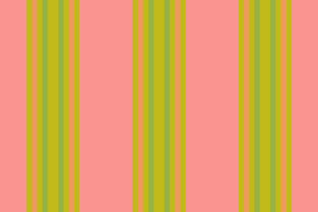 Vertical lines texture of pattern background seamless with a fabric textile stripe vector in yellow and orange colors