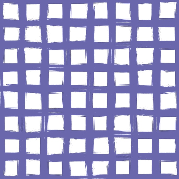 Very peri color brush chequered white background.