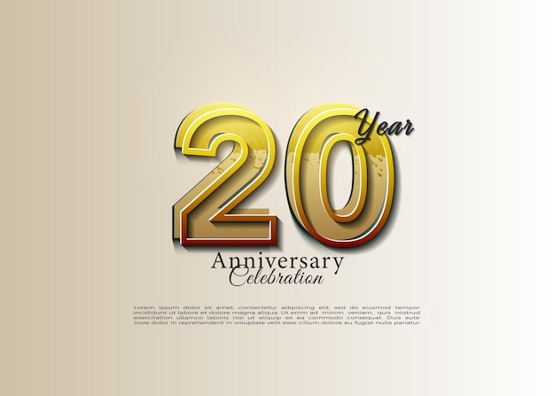 very smooth background on 20th anniversary celebration.