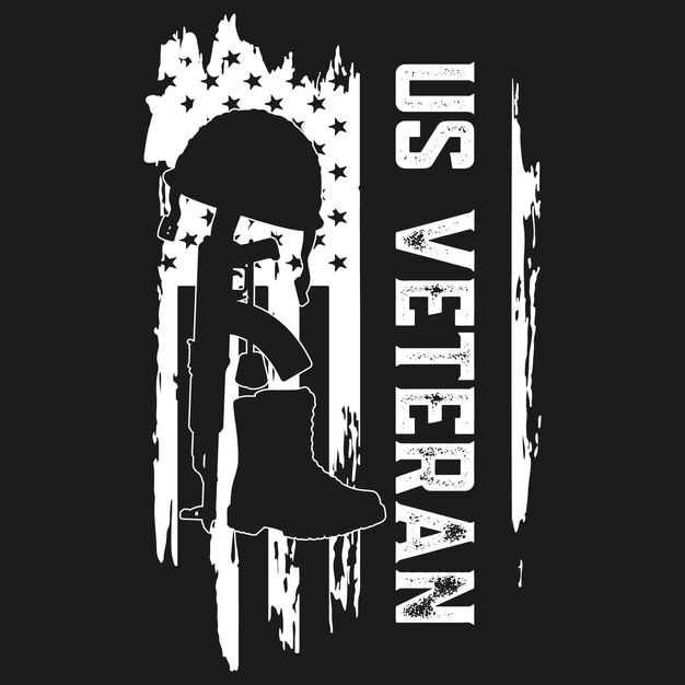 Vector veteran day funny gift t shirt design