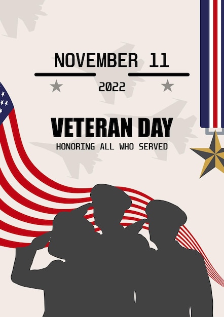 Veteran day poster