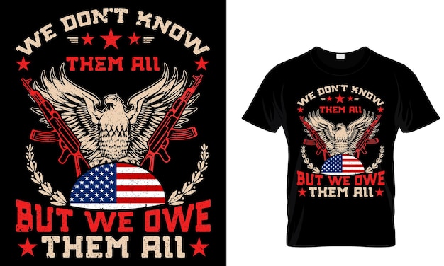 Veteran famous quotes t-shirt design.