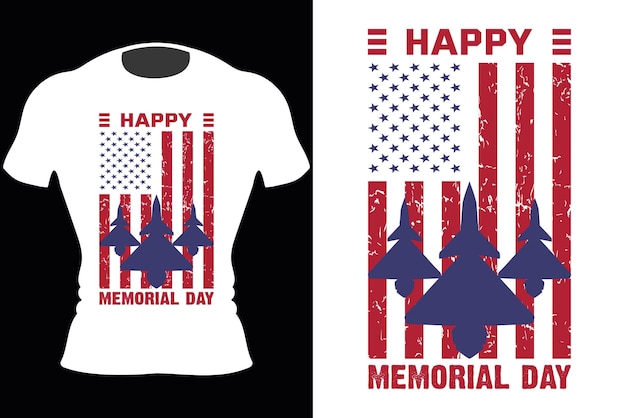 Veteran's Memorial Day US Army American TShirt Design