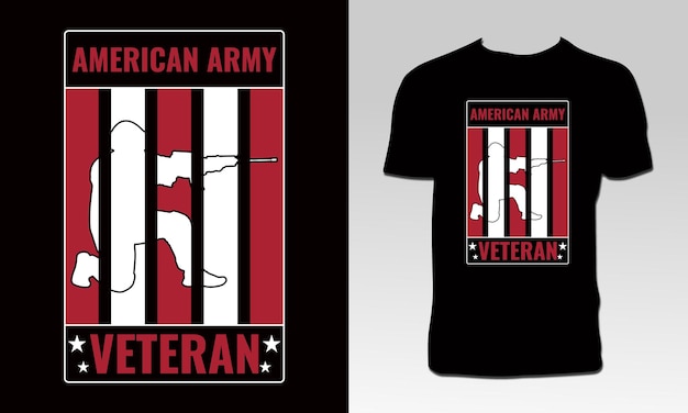 Veteran T Shirt Design And Vector Illustration