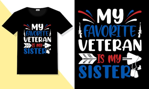 Veteran typography T Shirt Design