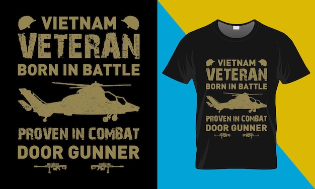 Veteran typography t-shirt design