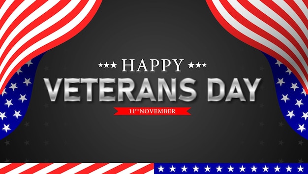 Veterans Day Background, with Copy Space area, Suitable to use on Veterans Day event