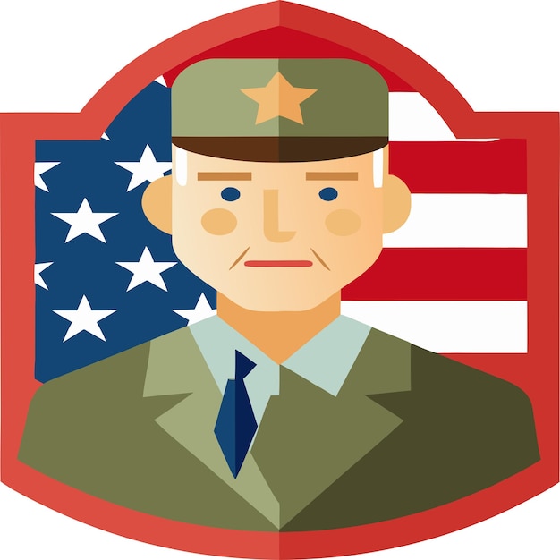 Vector veterans day image vector graphic ai generate content