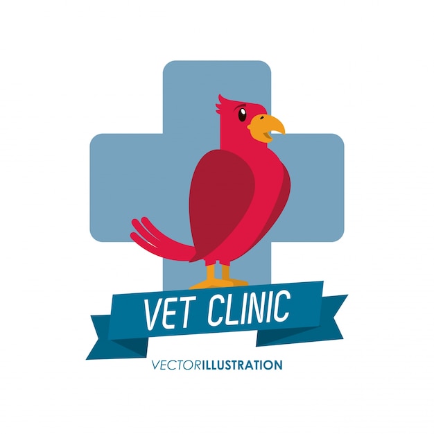 Veterinarian pet clinic icon