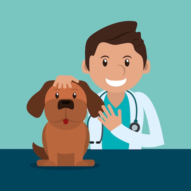 veterinarian related icons image 