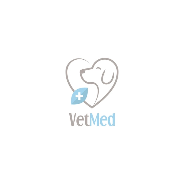 Veterinary logo with dog