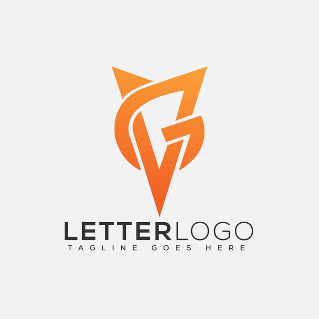 VG Logo Design Template Vector Graphic Branding Element